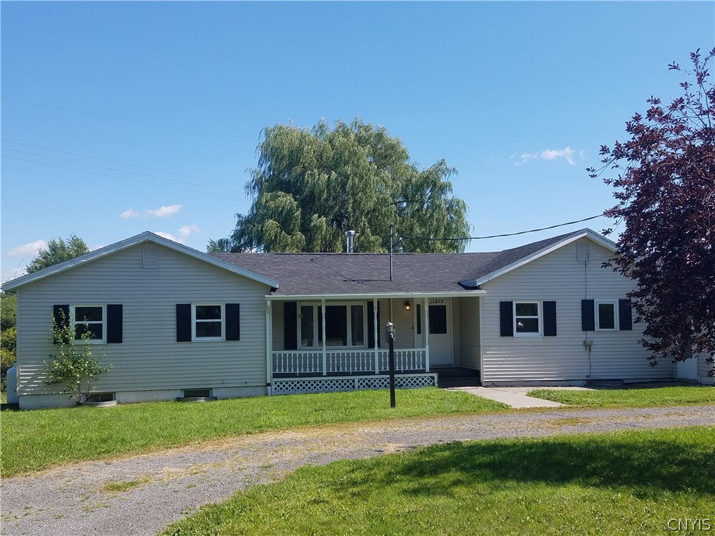 20870 County Route 63 Road Watertown, NY 13601 - Photo 1 of 1 Front of house - beautiful porch!