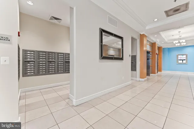 a view of an empty room