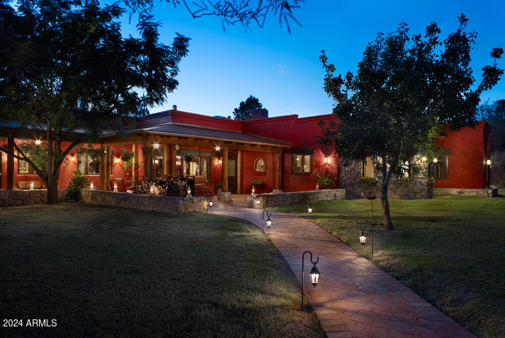 14545 East Rincon Creek Ranch Road Tucson, AZ 85747 - Photo 4 of 91 ranch ext night (5)