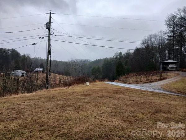 a backyard of a house
