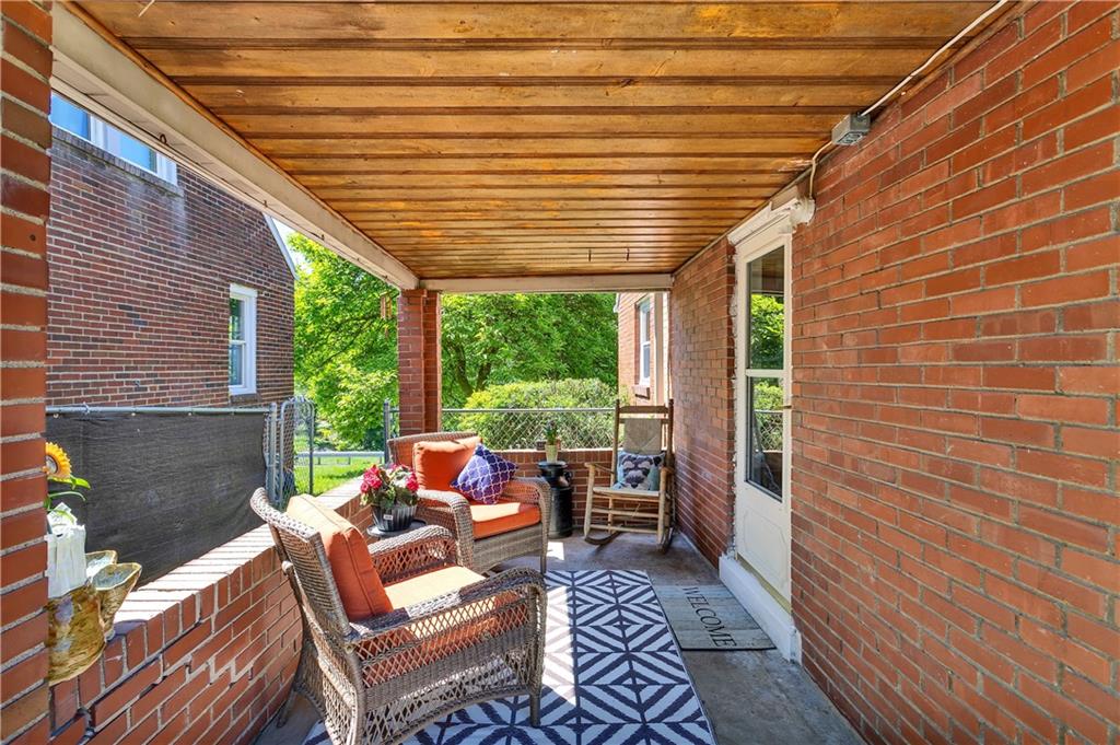 1117 Broughton Road Pittsburgh, PA 15236 - Photo 29 of 37 Covered Side Porch off Kitchen