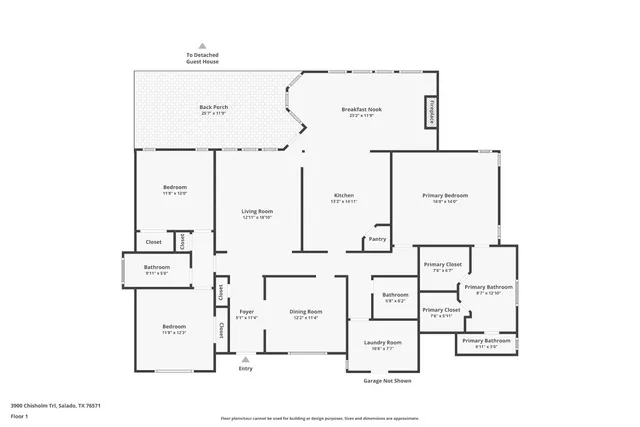 $550,000 | 3900 Chisholm Trail, Salado, TX 76571