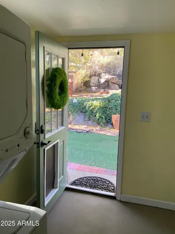 a view of an entryway