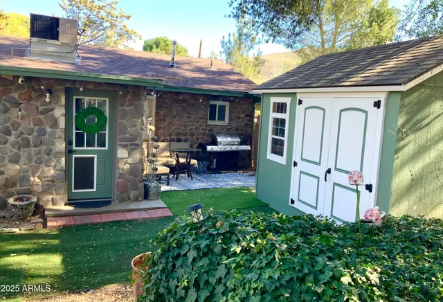 a view of outdoor space and yard