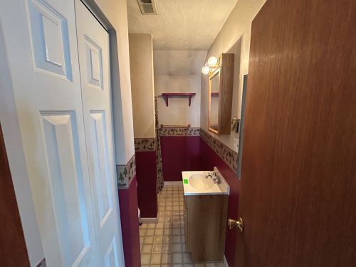 10940 South Dwight Road Dwight, IL 60420 - Photo 17 of 20 a bathroom with a sink and mirror