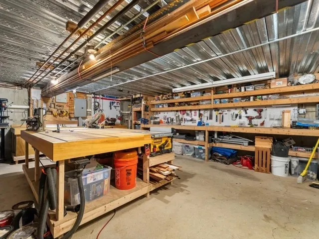 a view of storage and utility room