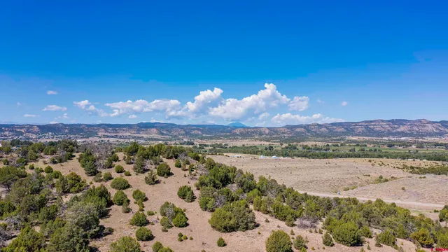 a view of a lake with a mountain