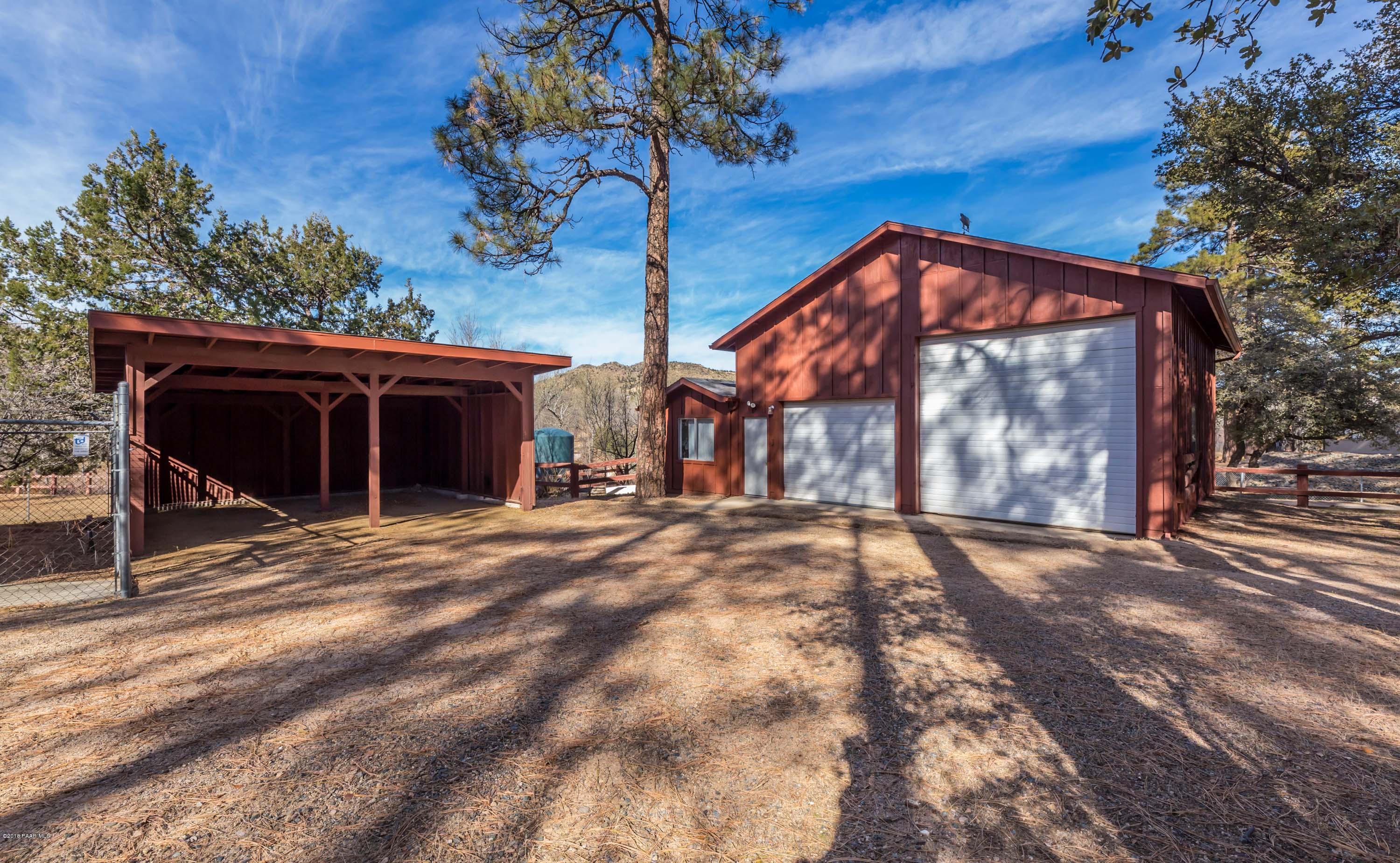 2522 Shadow Valley Ranch Road Prescott, AZ 86305 - Photo 13 of 14 019_Detached Garage And Horse Set Up