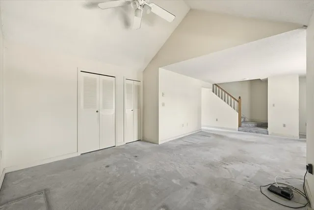 a view of an empty room