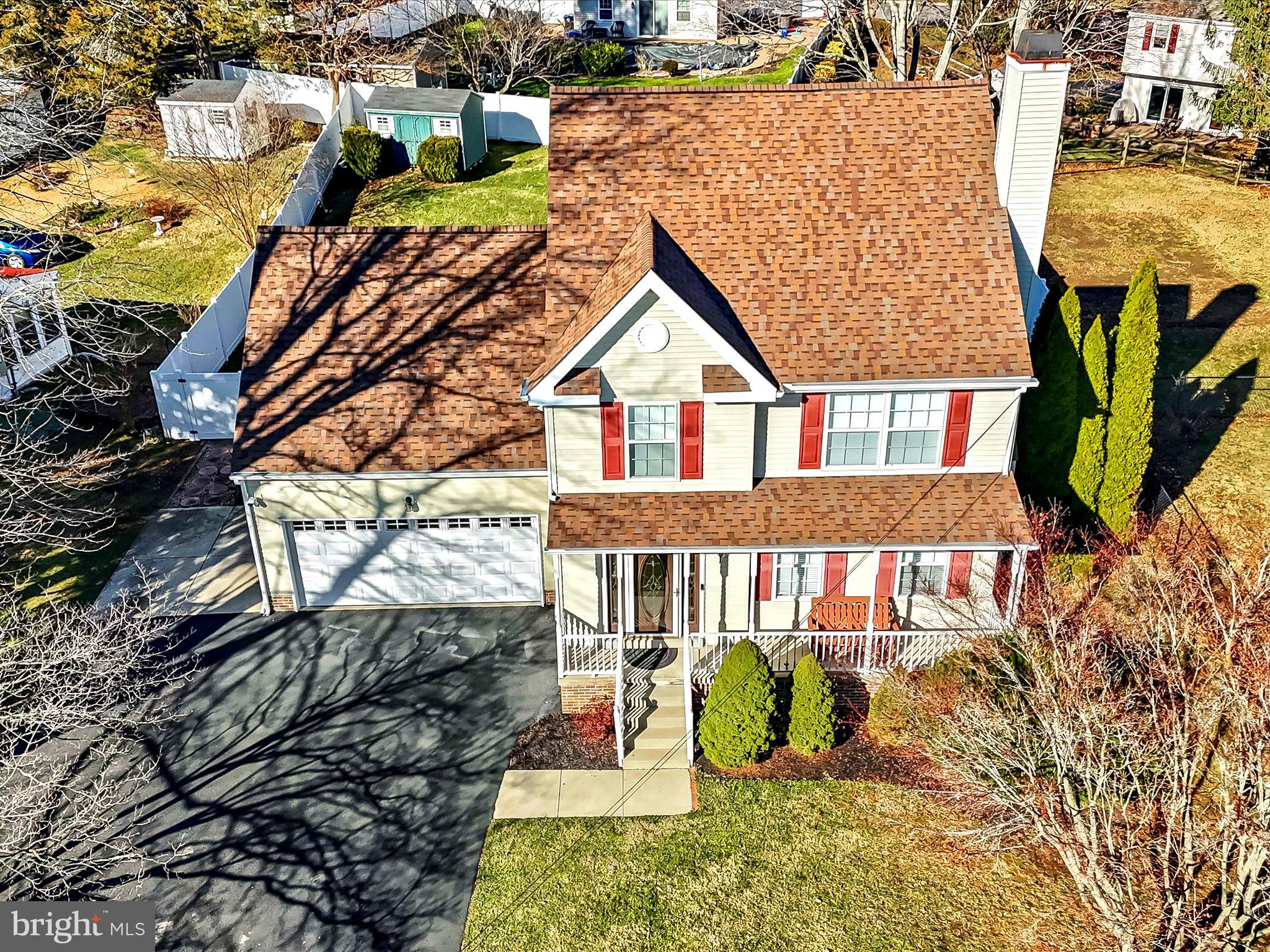 2410 Larkin Road Upper Chichester, PA 19061 - Photo 41 of 50 an aerial view of a house with garden