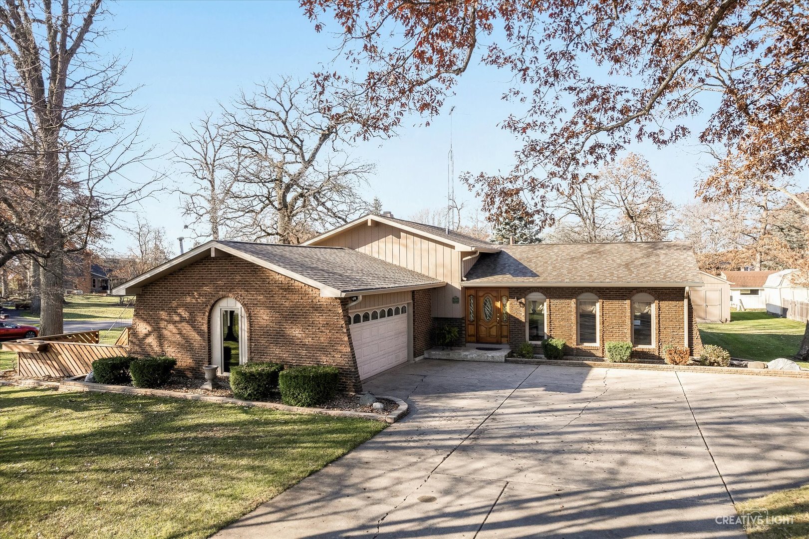 8S840 Dugan Road Big Rock, IL 60511 - Photo 1 of 31 a front view of a house with a yard and garage