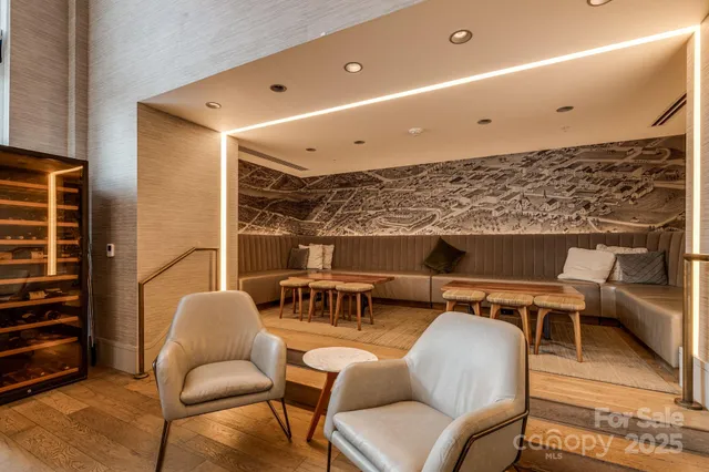 a outdoor living space with furniture