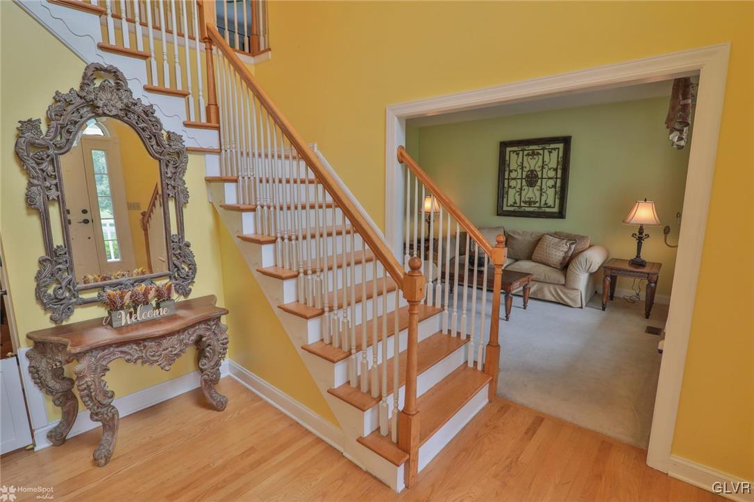 2069 Kally Ridge Road Hellertown, PA 18055 - Photo 4 of 50 Large Welcoming Foyer with Hardwood Flooring & a C