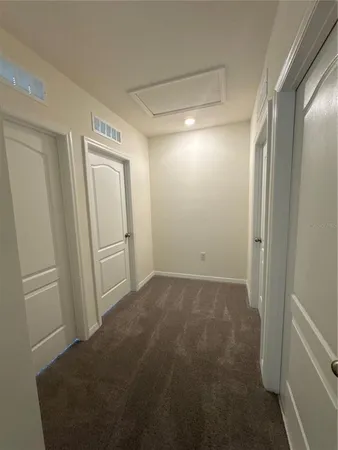 a view of empty room