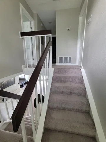 a view of entryway and hall