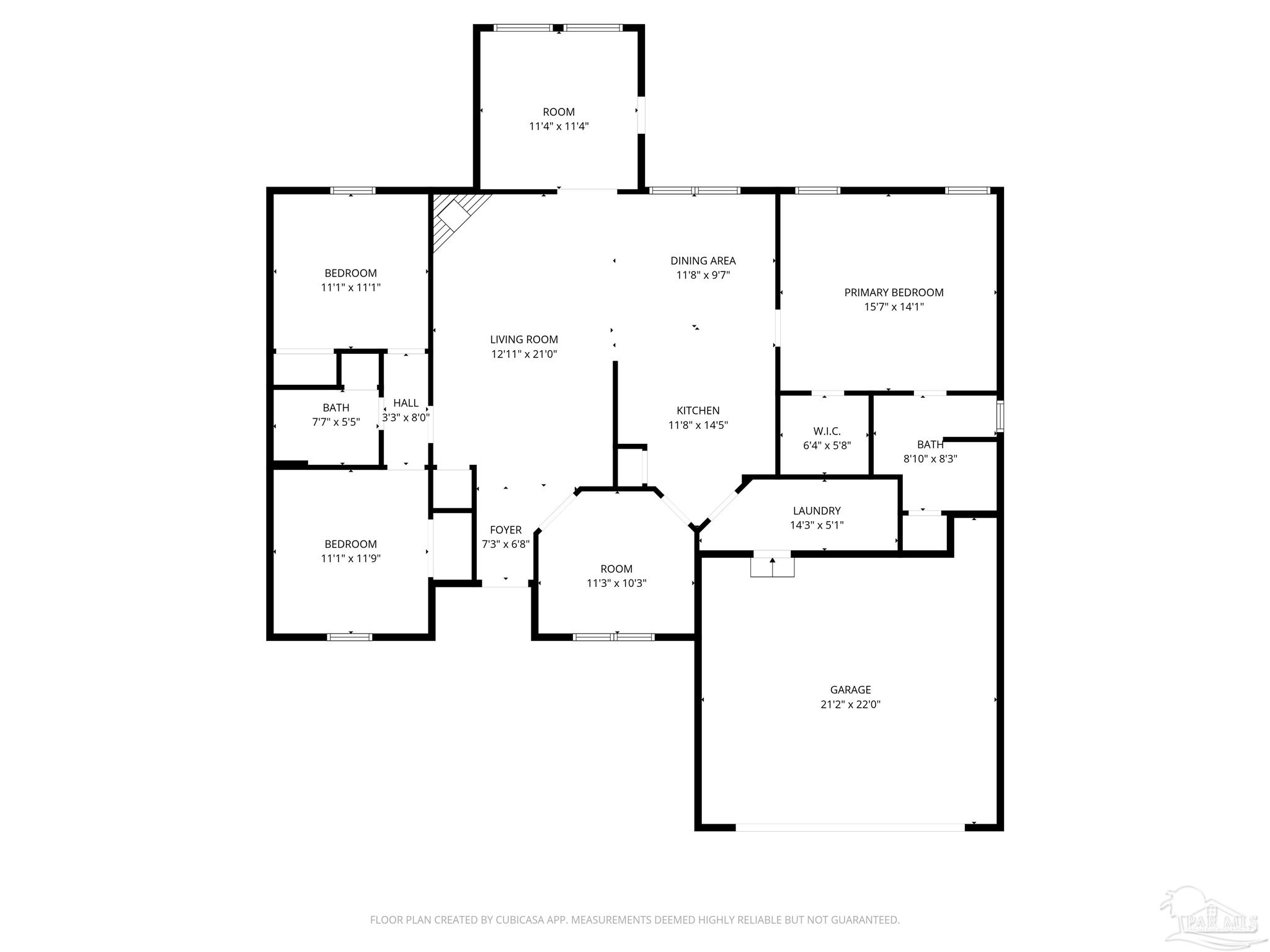 3351 North Simmons Road Jay, FL 32565 - Photo 32 of 36 a picture of floor plan