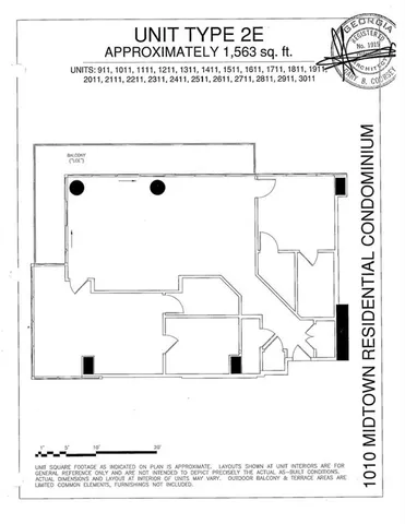 $819,000 | 1080 Peachtree Street Northeast, Unit 2003, Atlanta, GA 30309