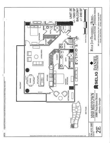 $819,000 | 1080 Peachtree Street Northeast, Unit 2003, Atlanta, GA 30309