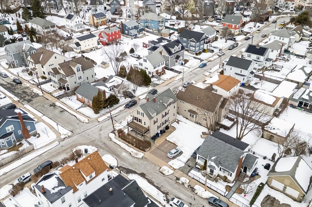 15 Hillock Street, Unit 2 Boston, MA 02131 - Photo 33 of 33 an aerial view of a city with lots of residential buildings