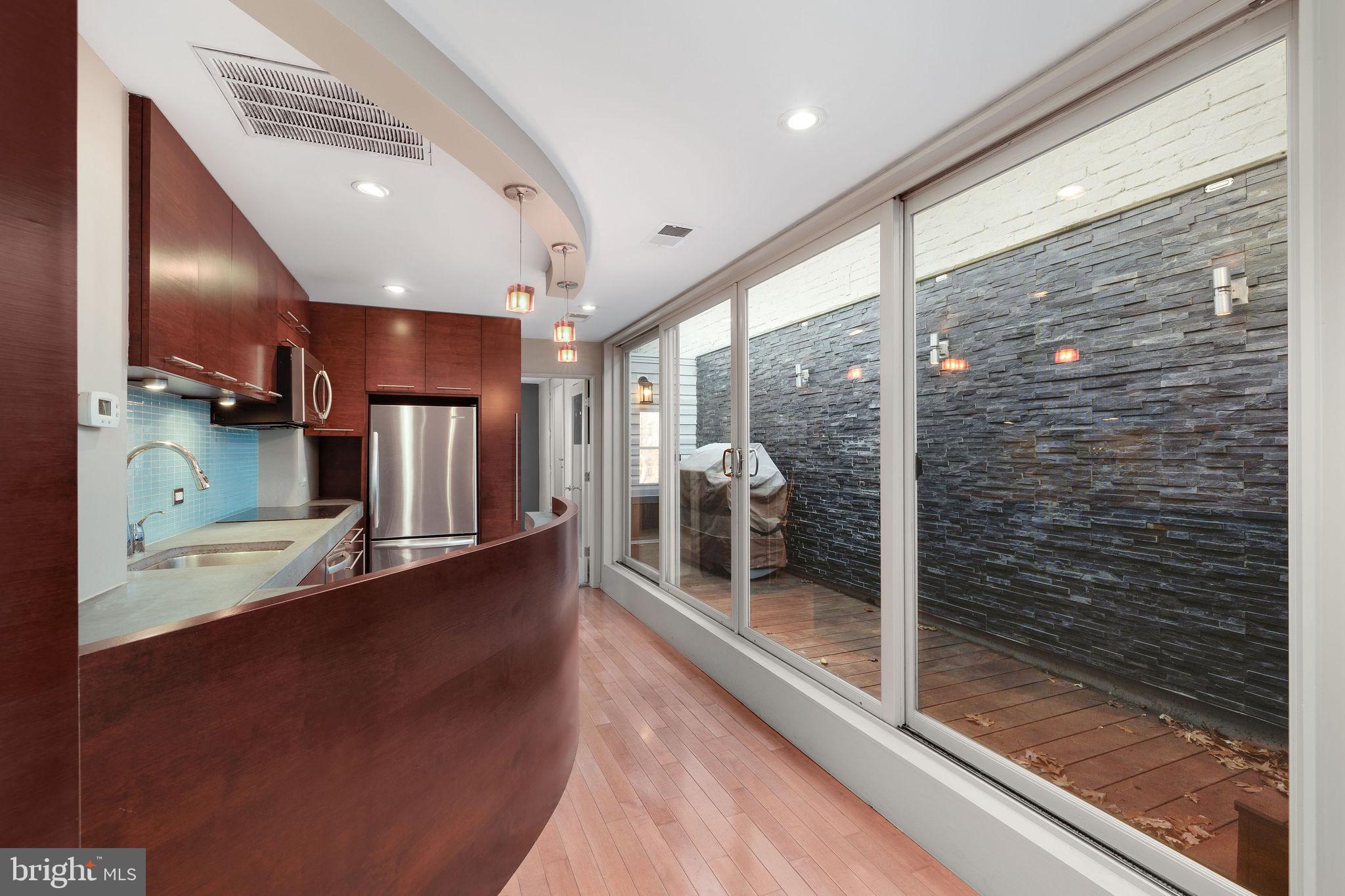 721 D Street Northeast Washington, DC 20002 - Photo 9 of 35 a view of a hallway view with staircase