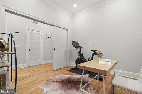 a view of a workspace with furniture