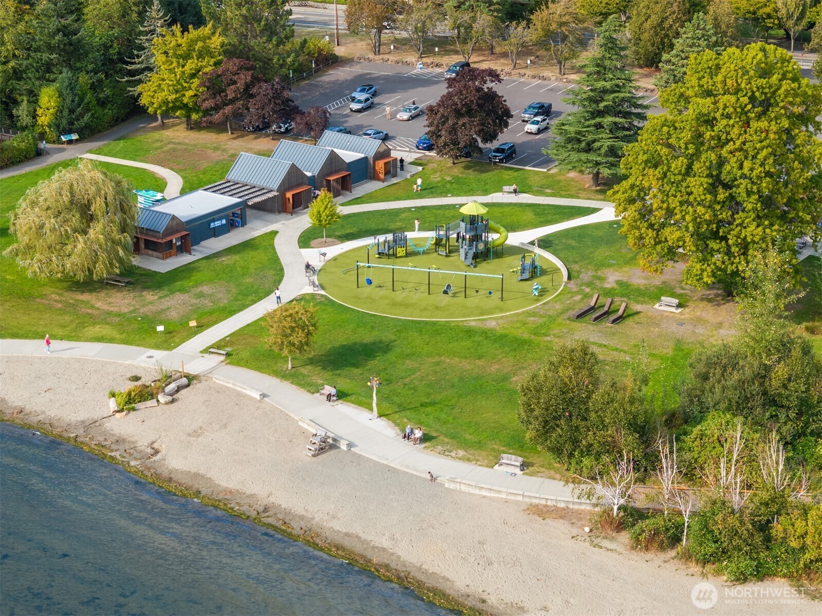 12014 98th Avenue Northeast, Unit 101 Kirkland, WA 98034 - Photo 31 of 33 an aerial view of a swimming pool