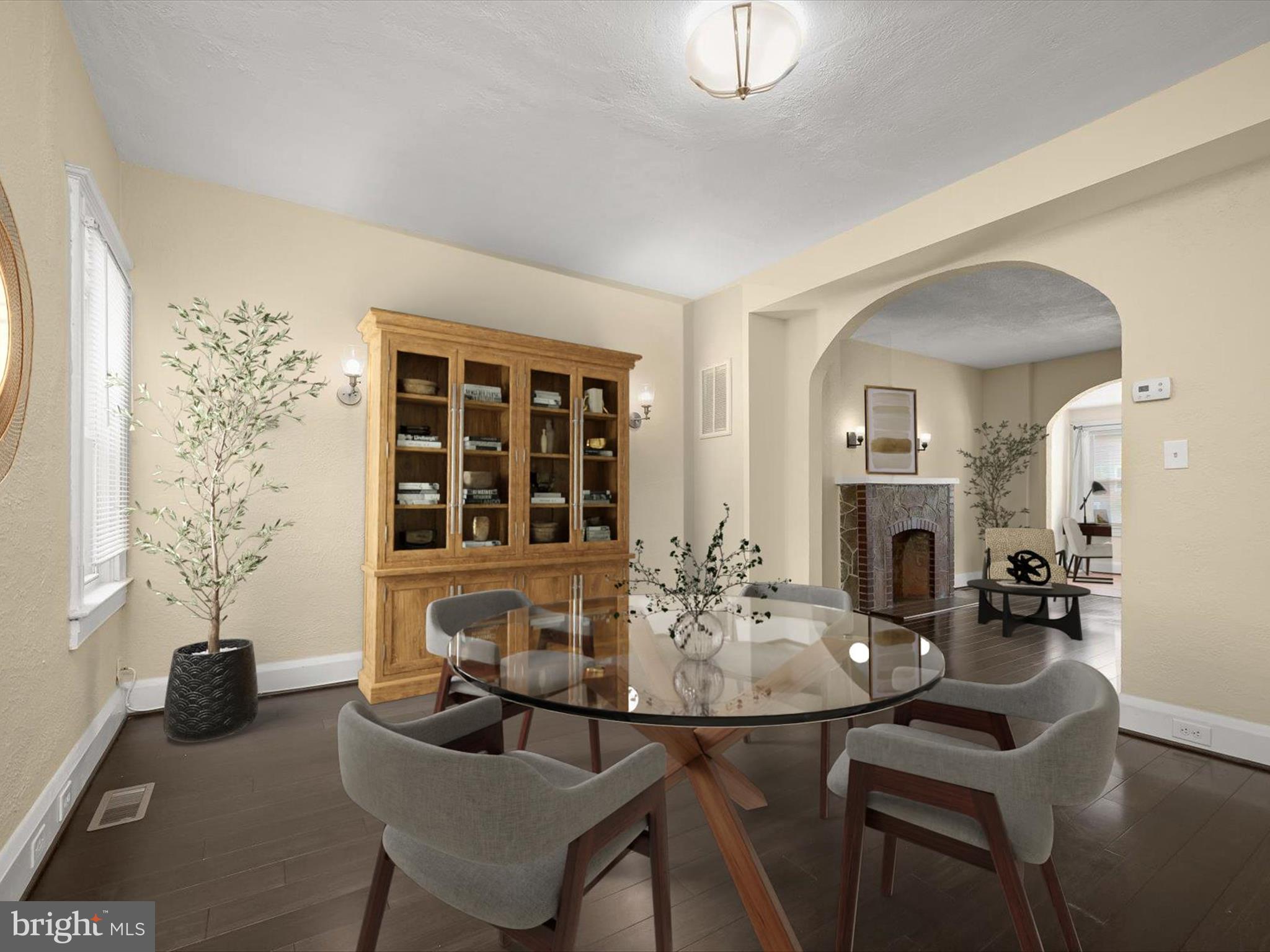 6204 Frederick Road Baltimore, MD 21228 - Photo 3 of 56 a view of a dining room with furniture and window