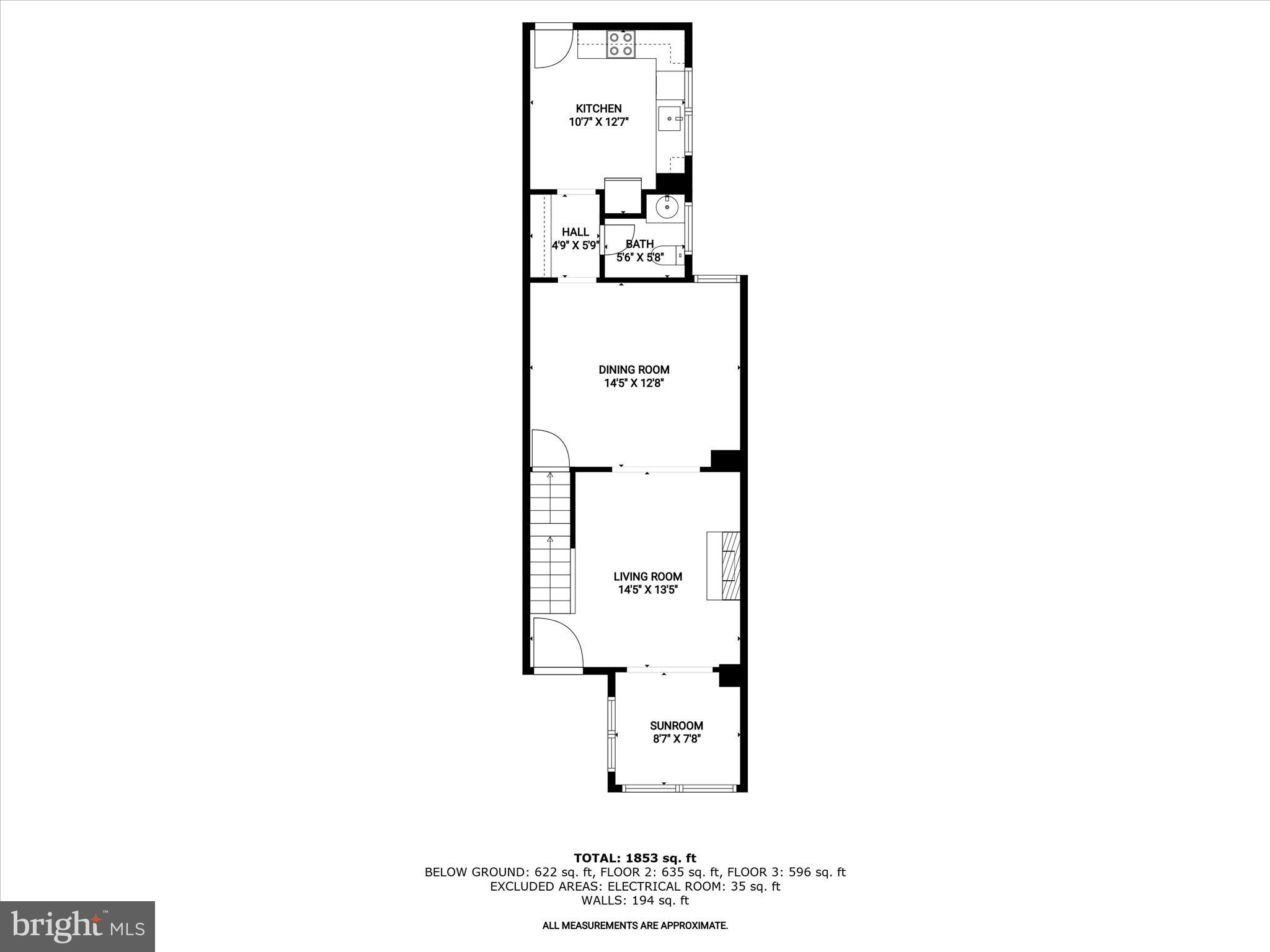 6204 Frederick Road Baltimore, MD 21228 - Photo 55 of 56 a picture of a floor plan