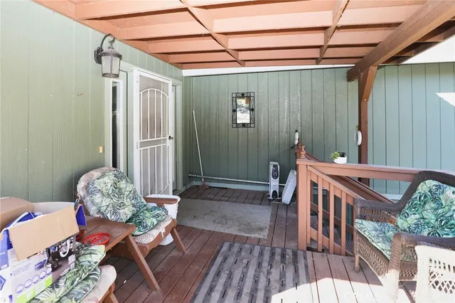 a outdoor space with furniture