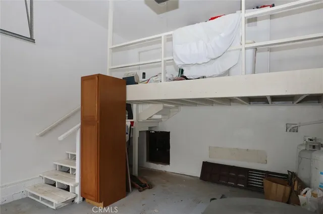 a room with storage and utility