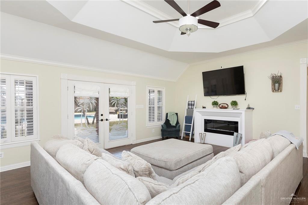 1902 Sundance Street Palmhurst, TX 78573 - Photo 8 of 43 a bedroom with a bed furniture and a flat screen tv