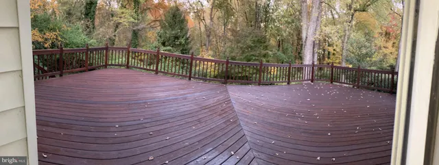 a view of a wooden fence
