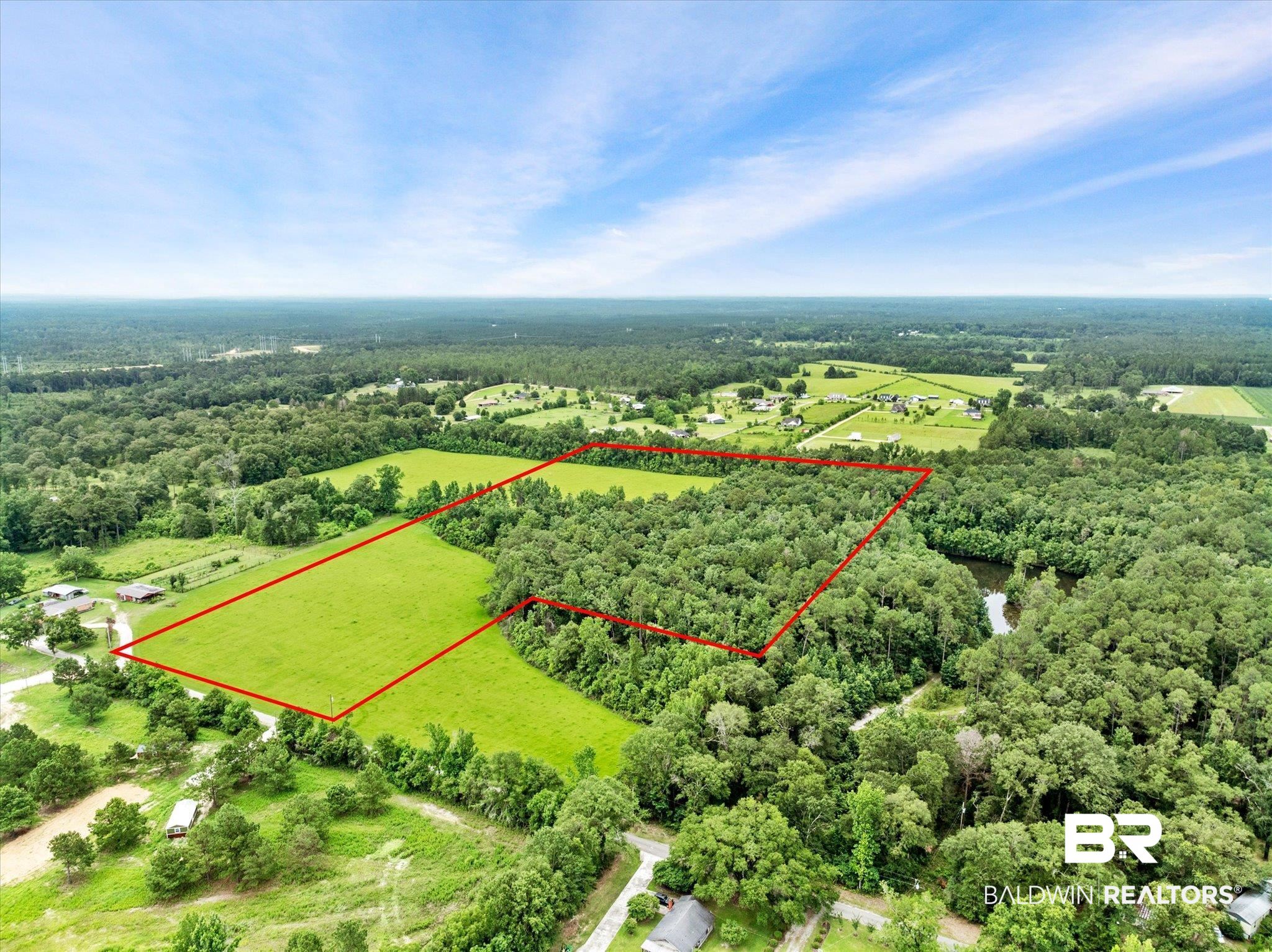 18 Louis Cooper Road Bay Minette, AL 36507 - Photo 14 of 17 View of drone / aerial view