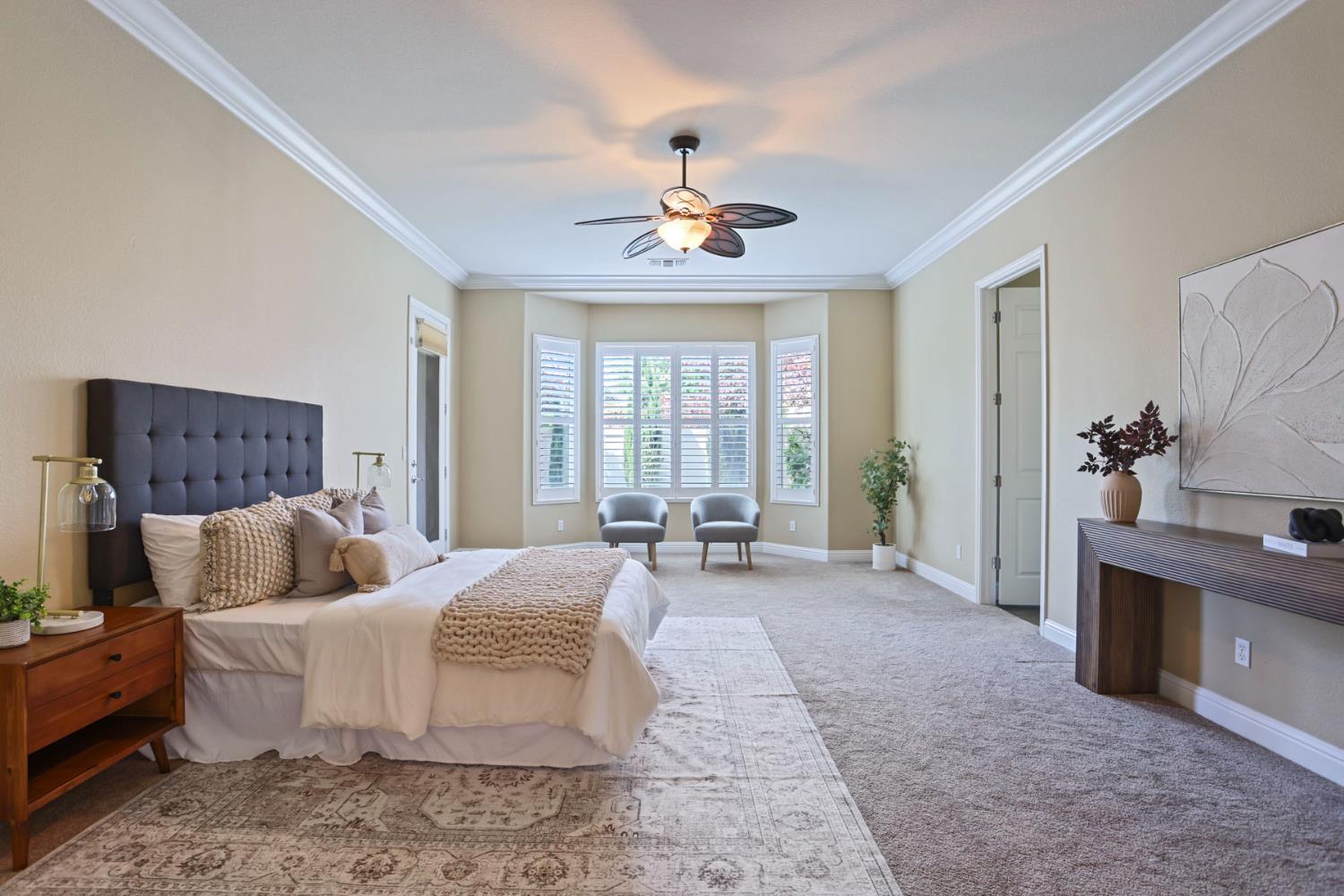 2439 Appleleaf Lane Manteca, CA 95336 - Photo 34 of 73 a bedroom with a large bed and a window