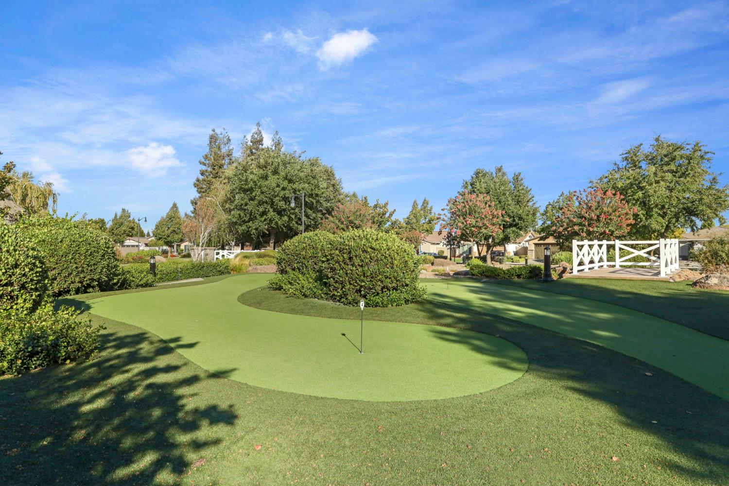 2439 Appleleaf Lane Manteca, CA 95336 - Photo 54 of 73 a view of a golf course with a lake