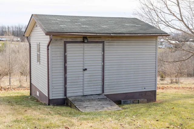 a view of a small house