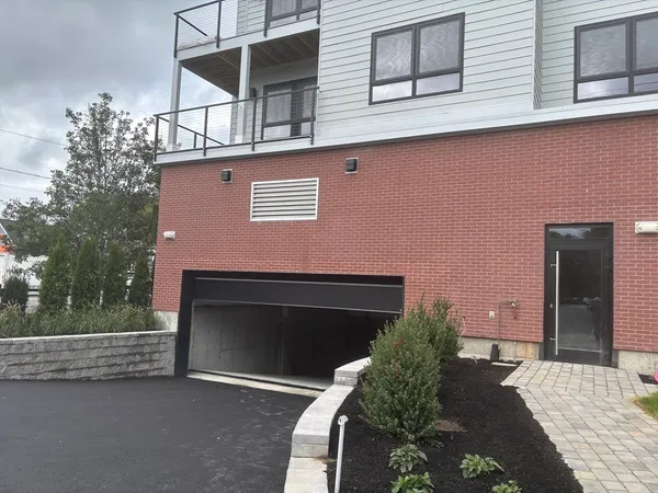 a front view of a house with entryway