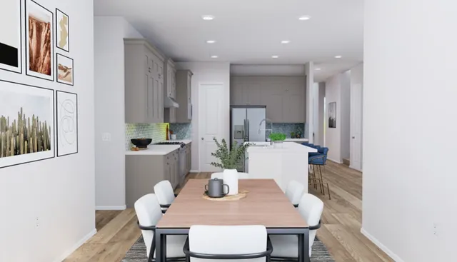 a view of a swimming pool with a fountain