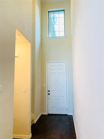 a view of front door