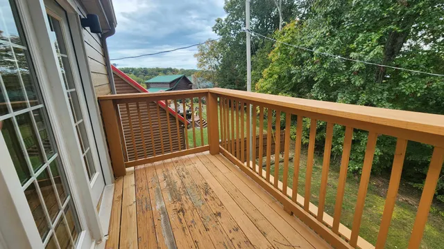 a picture of a wall with a white refrigerator