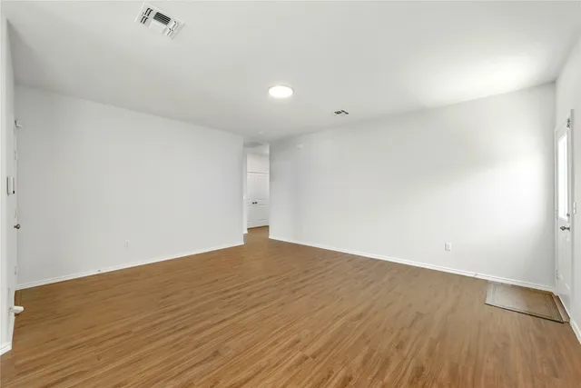 wooden floor in a room