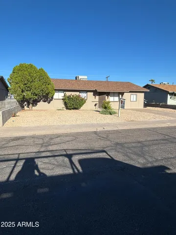 a view of a terrace with sky view