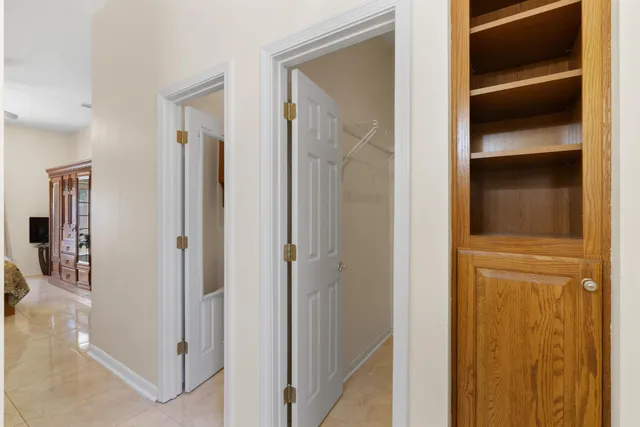a view of walk in closet