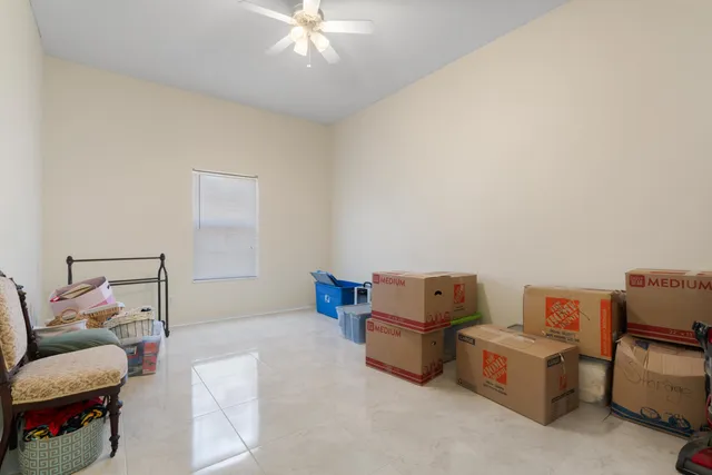 a room with furniture