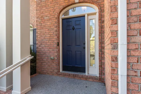 a view of front door of a house