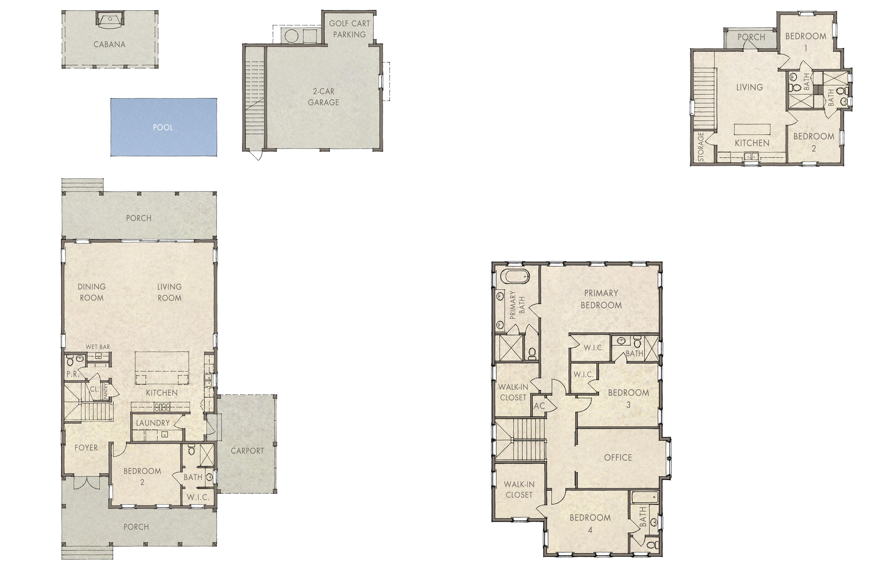 443 Pollard Cove, Unit LOT 104 Watersound, FL 32461 - Photo 10 of 10 Azalea Floor Plan