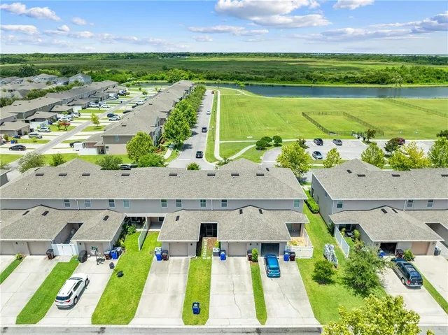 a view of an outdoor space and a lake view