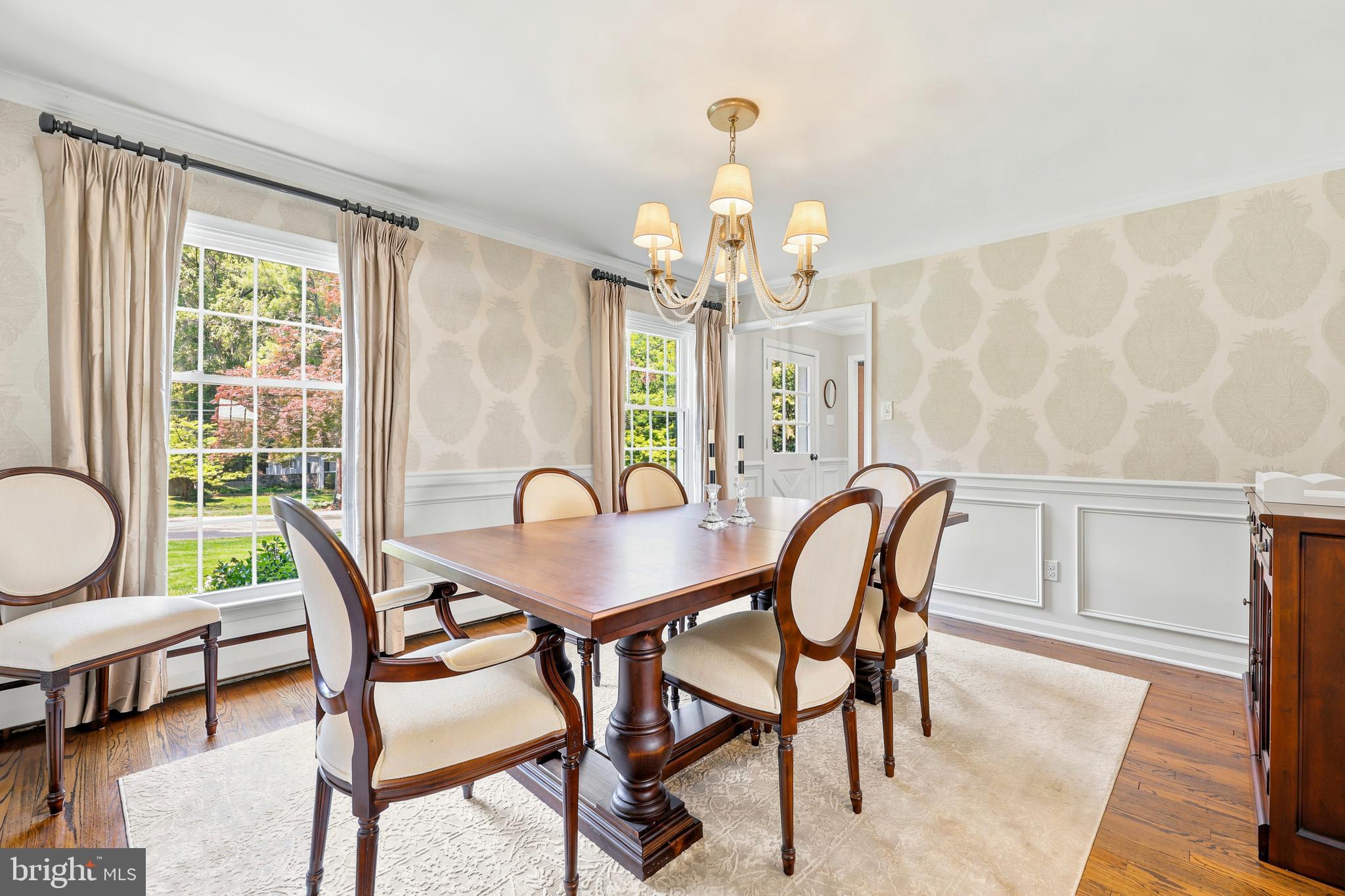 566 Upper Weadley Road Wayne, PA 19087 - Photo 11 of 50 Dining Room leading to the Foyer