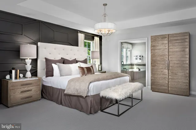 a bedroom with bed and window