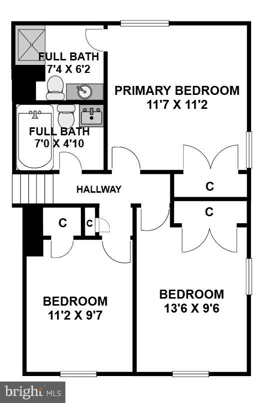 24357 Flamingo Terrace Gaithersburg, MD 20882 - Photo 39 of 40 Floor Plan Upper Level